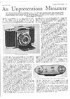 Zeiss Ikon Contina manual. Camera Instructions.